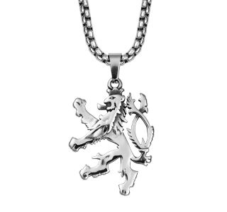 🇨🇿 Stylový náhrdelník s českým lvem - symbol síly, odvahy a národní hrdosti. 🦁 www.mountaino.cz